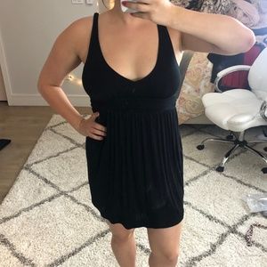 Black Backless Mini Dress